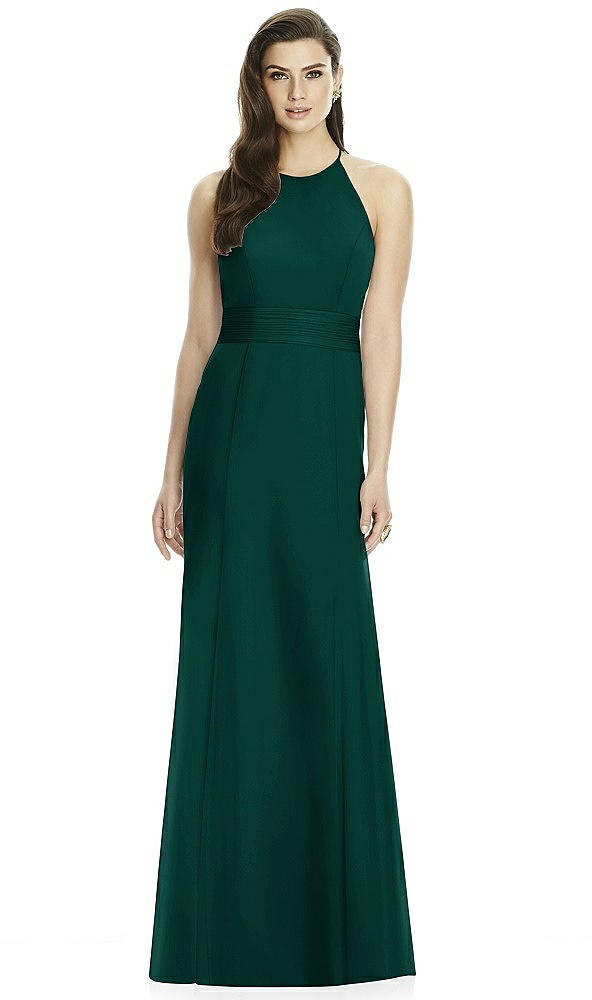 Back View - Evergreen Dessy Bridesmaid Dress 2990
