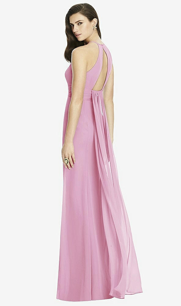 Front View - Powder Pink Dessy Bridesmaid Dress 2990