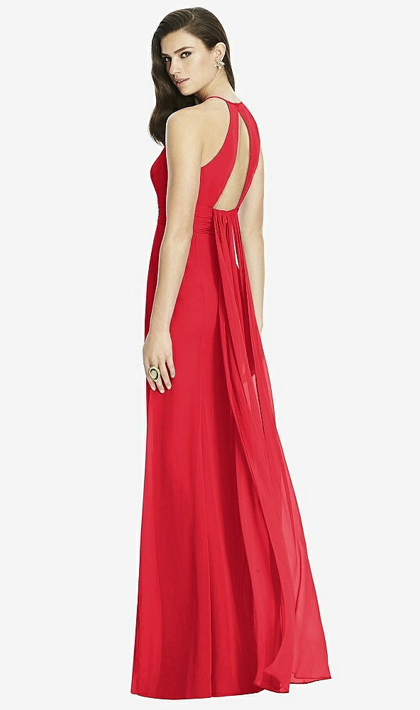 Front View - Parisian Red Dessy Bridesmaid Dress 2990
