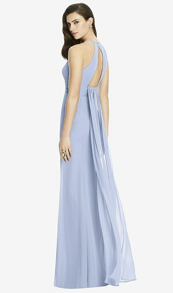 Front View - Sky Blue Dessy Bridesmaid Dress 2990