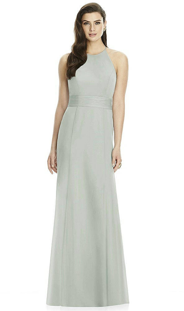 Back View - Willow Green Dessy Bridesmaid Dress 2990