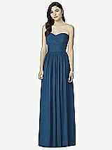 Front View Thumbnail - Dusk Blue Dessy Bridesmaid Dress 2991