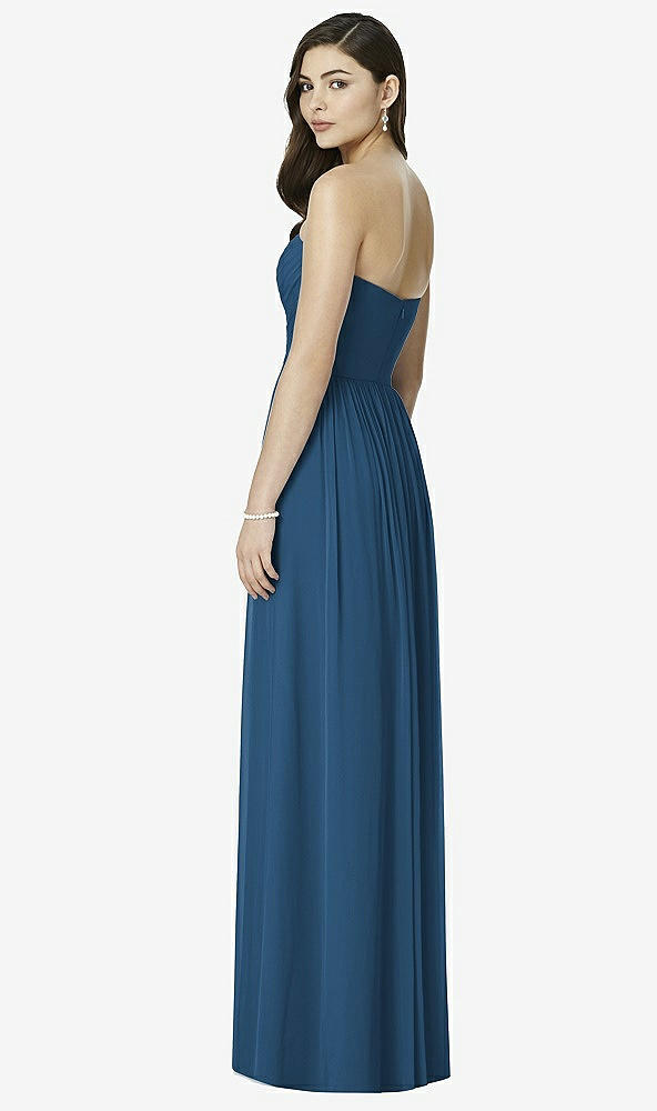 Back View - Dusk Blue Dessy Bridesmaid Dress 2991