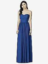 Front View Thumbnail - Classic Blue Dessy Bridesmaid Dress 2991