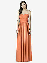 Front View Thumbnail - Sweet Melon Dessy Bridesmaid Dress 2991