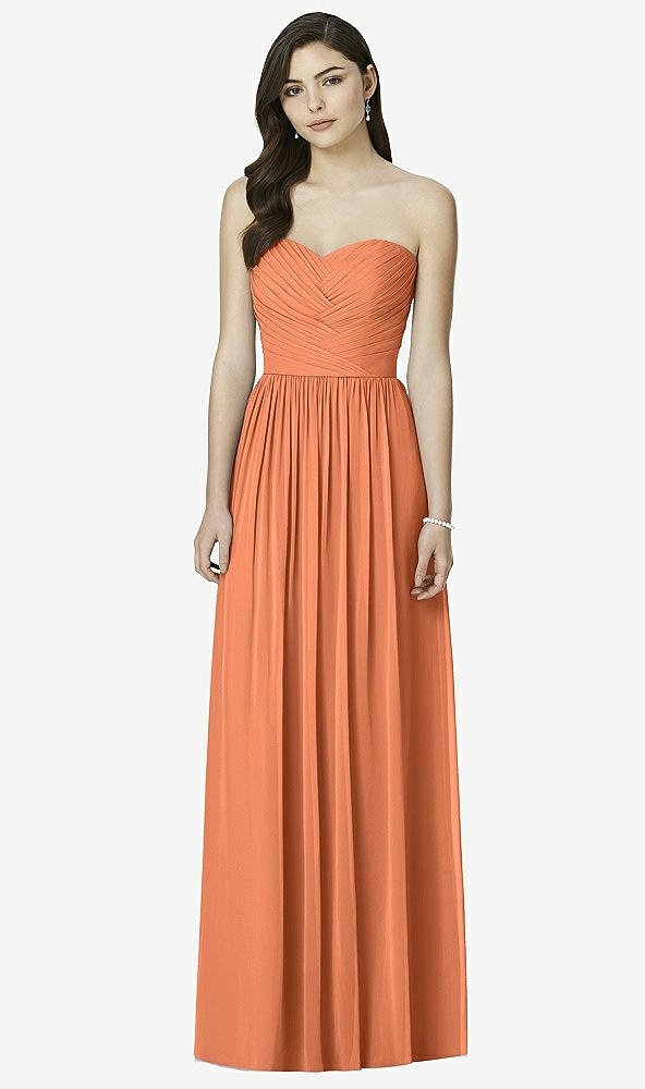 Front View - Sweet Melon Dessy Bridesmaid Dress 2991
