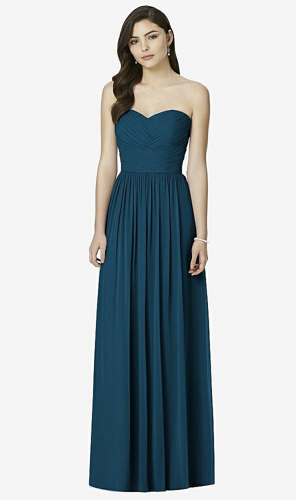 Front View - Atlantic Blue Dessy Bridesmaid Dress 2991