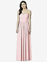 Front View Thumbnail - Ballet Pink Dessy Bridesmaid Dress 2991