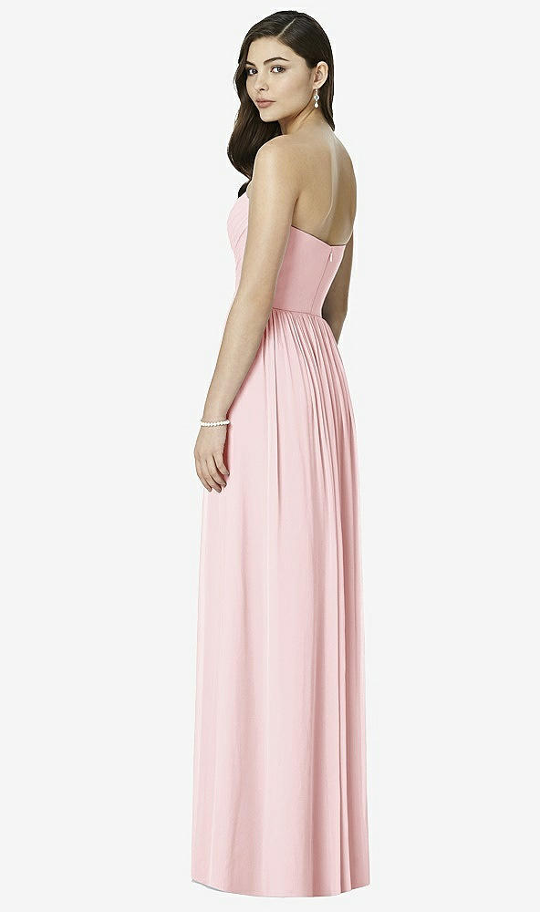 Back View - Ballet Pink Dessy Bridesmaid Dress 2991