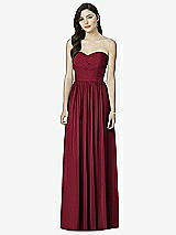 Front View Thumbnail - Burgundy Dessy Bridesmaid Dress 2991