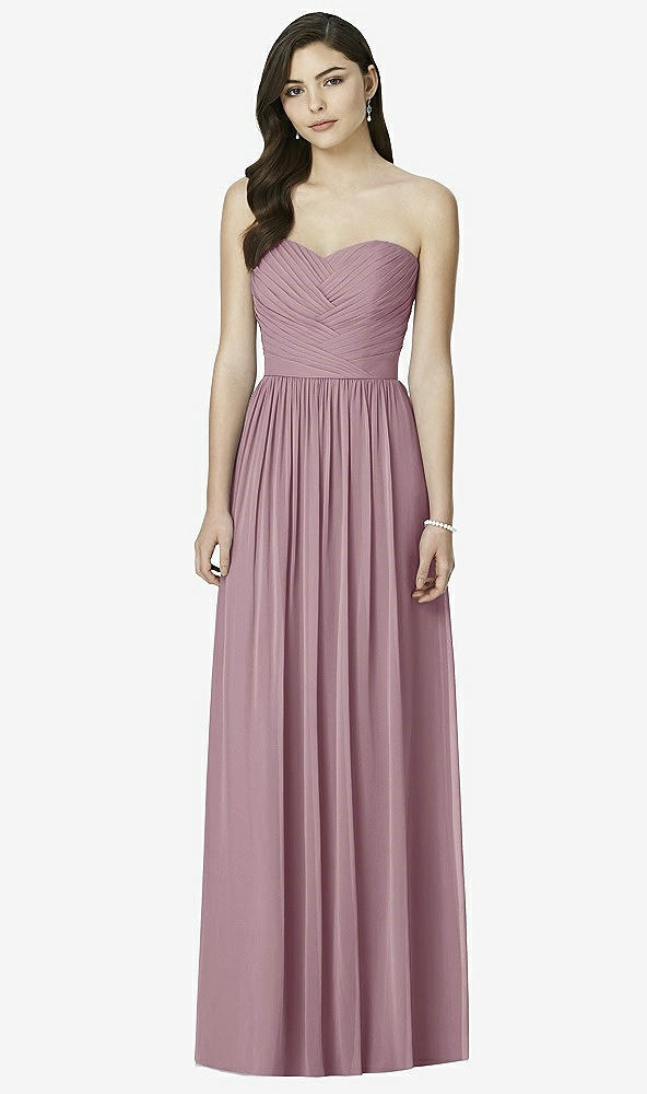 Front View - Dusty Rose Dessy Bridesmaid Dress 2991