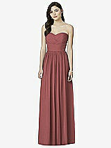 Front View Thumbnail - English Rose Dessy Bridesmaid Dress 2991