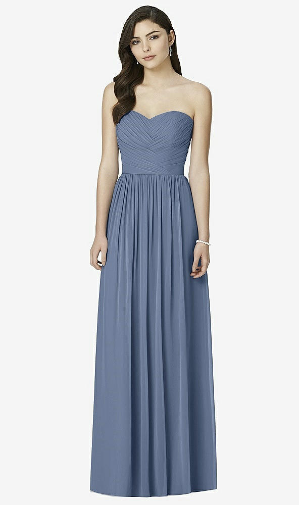 Front View - Larkspur Blue Dessy Bridesmaid Dress 2991