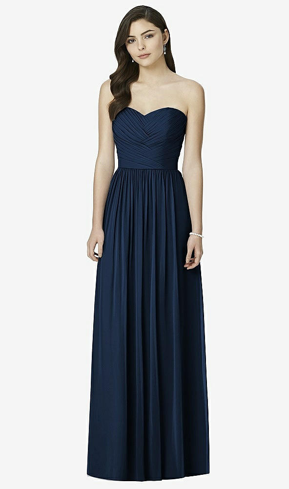 Front View - Midnight Navy Dessy Bridesmaid Dress 2991
