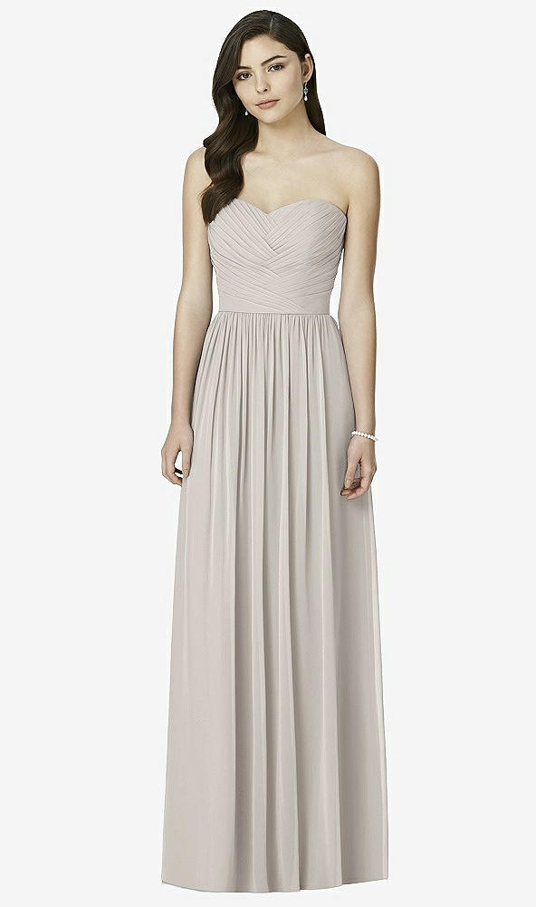 Front View - Oyster Dessy Bridesmaid Dress 2991