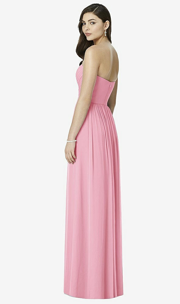 Back View - Peony Pink Dessy Bridesmaid Dress 2991