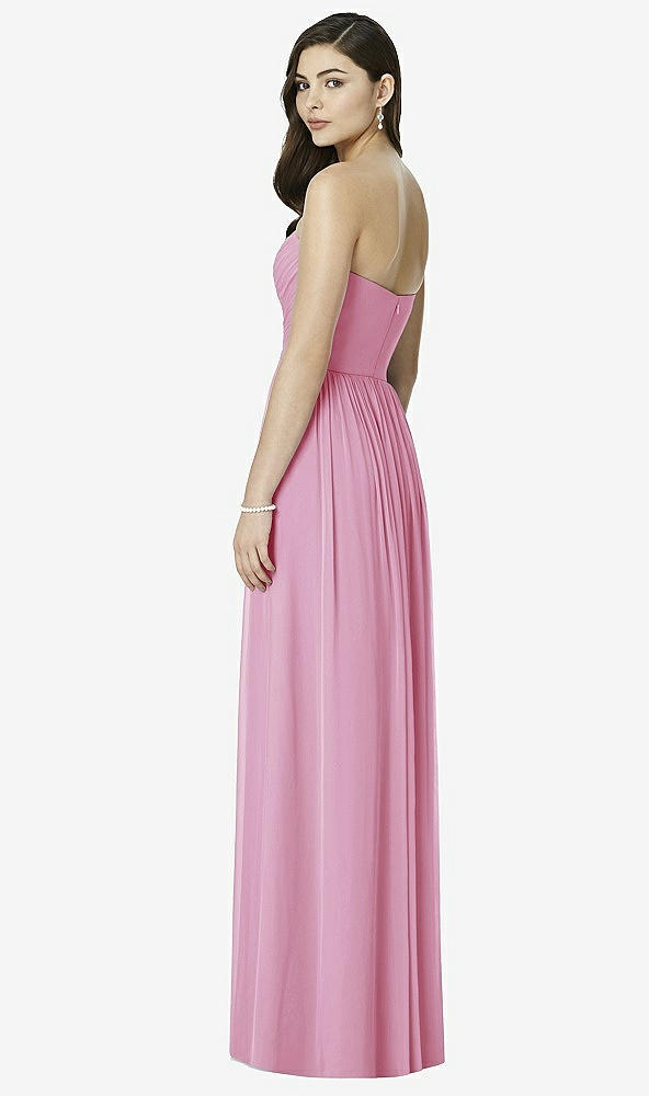 Back View - Powder Pink Dessy Bridesmaid Dress 2991