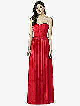 Front View Thumbnail - Parisian Red Dessy Bridesmaid Dress 2991