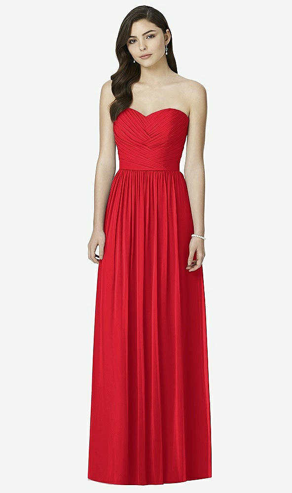 Front View - Parisian Red Dessy Bridesmaid Dress 2991
