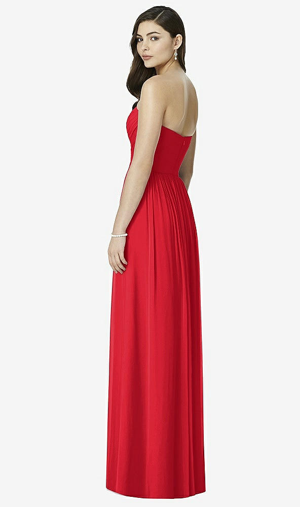 Back View - Parisian Red Dessy Bridesmaid Dress 2991