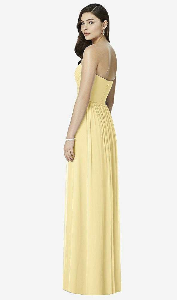 Back View - Pale Yellow Dessy Bridesmaid Dress 2991
