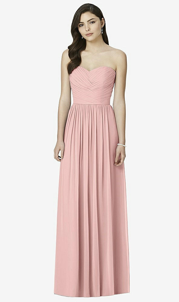 Front View - Rose - PANTONE Rose Quartz Dessy Bridesmaid Dress 2991
