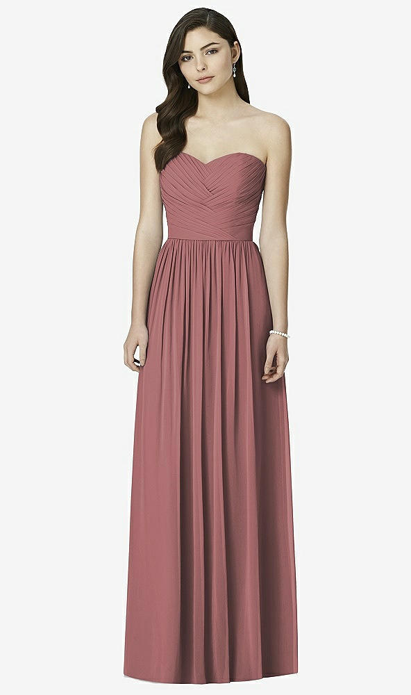 Front View - Rosewood Dessy Bridesmaid Dress 2991