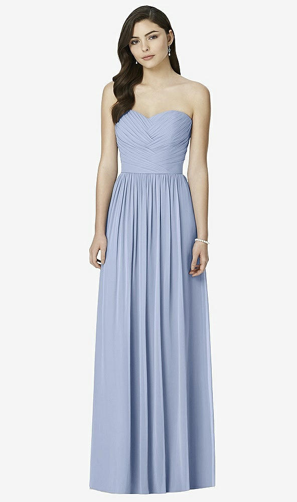 Front View - Sky Blue Dessy Bridesmaid Dress 2991