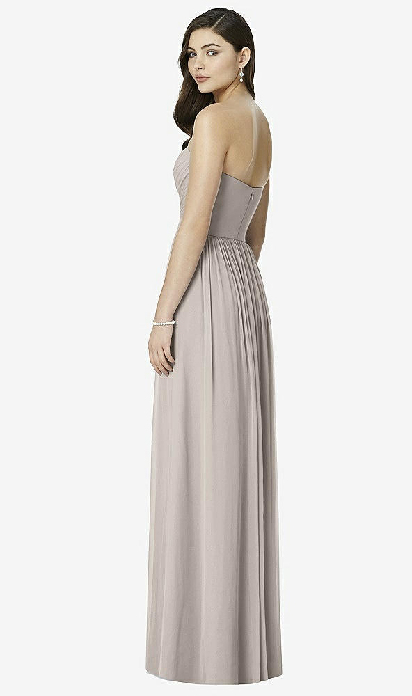 Back View - Taupe Dessy Bridesmaid Dress 2991