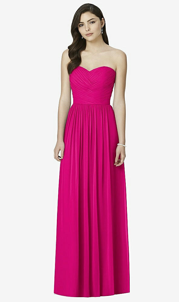 Front View - Think Pink Dessy Bridesmaid Dress 2991