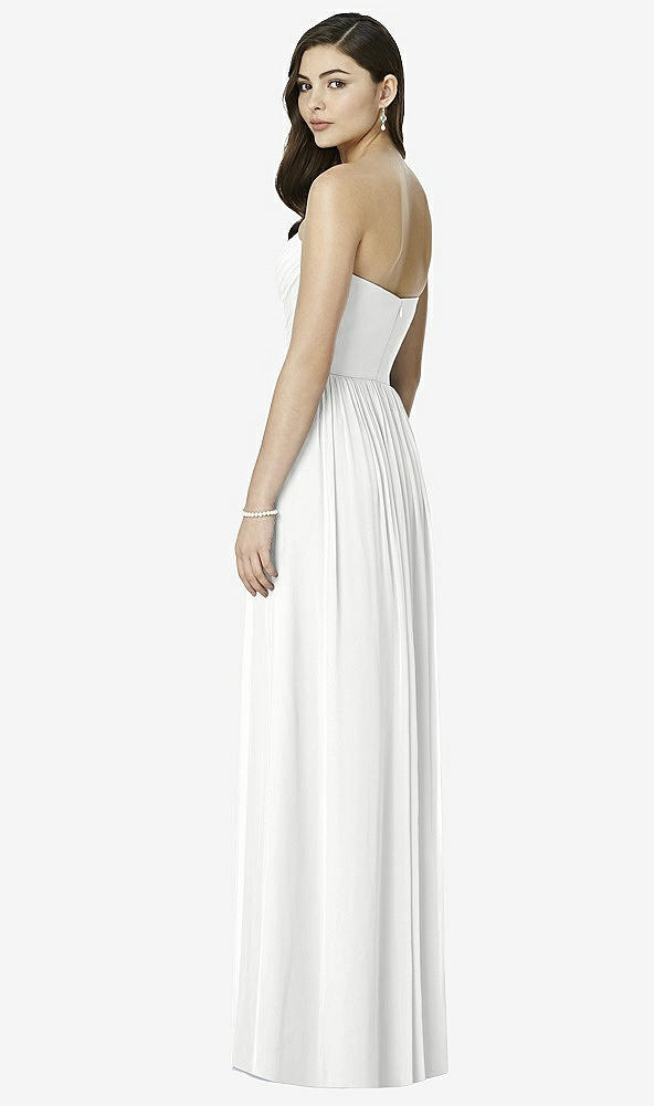 Back View - White Dessy Bridesmaid Dress 2991