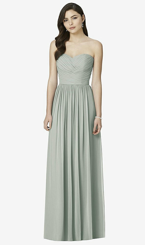 Front View - Willow Green Dessy Bridesmaid Dress 2991