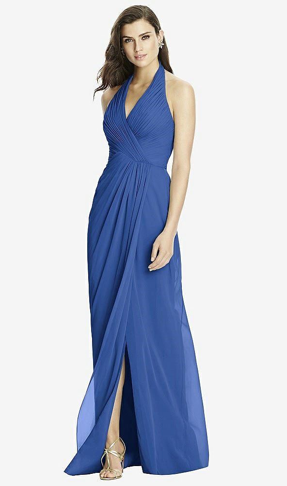 Front View - Classic Blue Dessy Bridesmaid Dress 2992