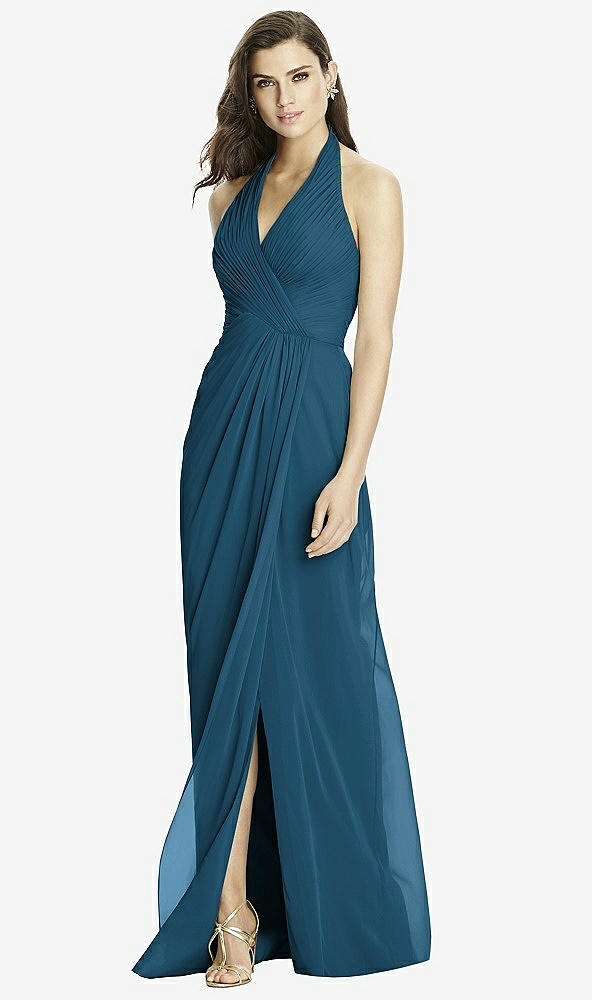 Front View - Atlantic Blue Dessy Bridesmaid Dress 2992