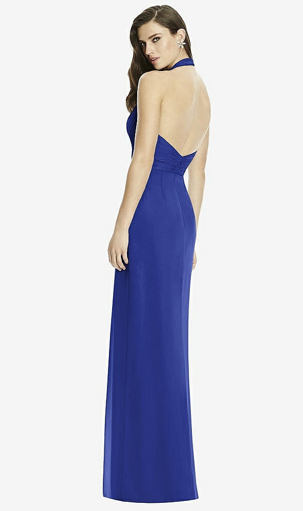 Back View - Cobalt Blue Dessy Bridesmaid Dress 2992