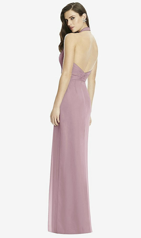 Back View - Dusty Rose Dessy Bridesmaid Dress 2992