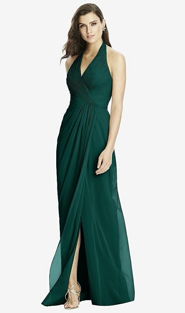 Front View - Evergreen Dessy Bridesmaid Dress 2992