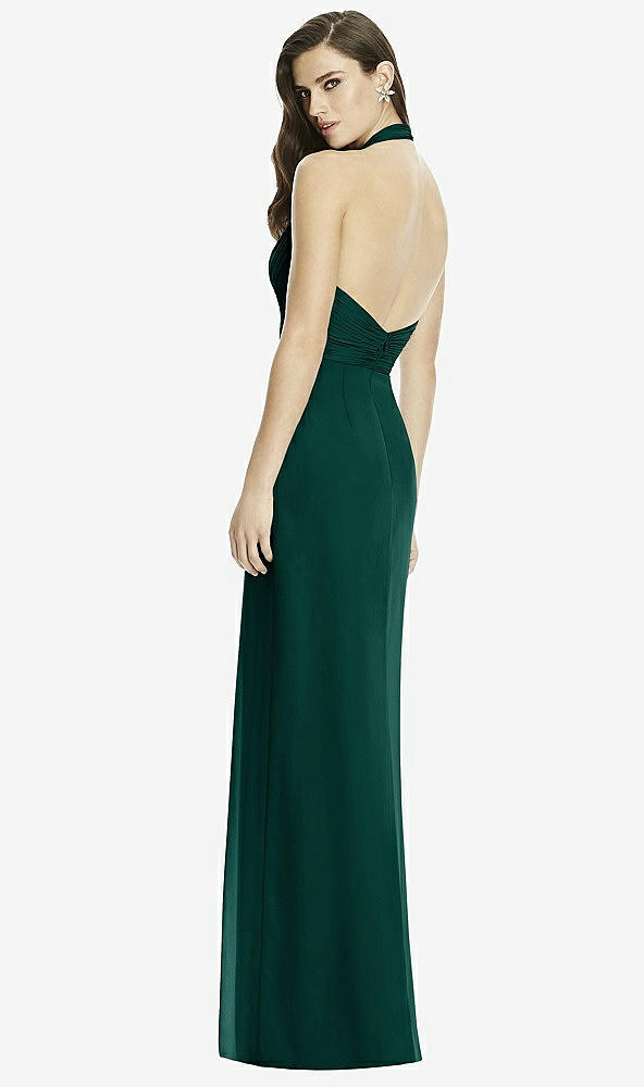 Back View - Evergreen Dessy Bridesmaid Dress 2992
