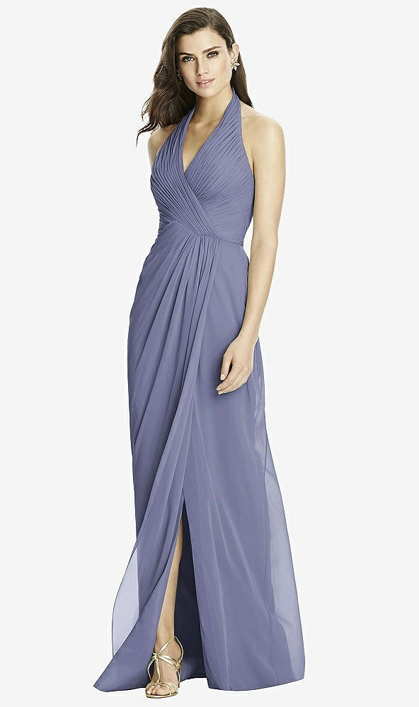 Front View - French Blue Dessy Bridesmaid Dress 2992