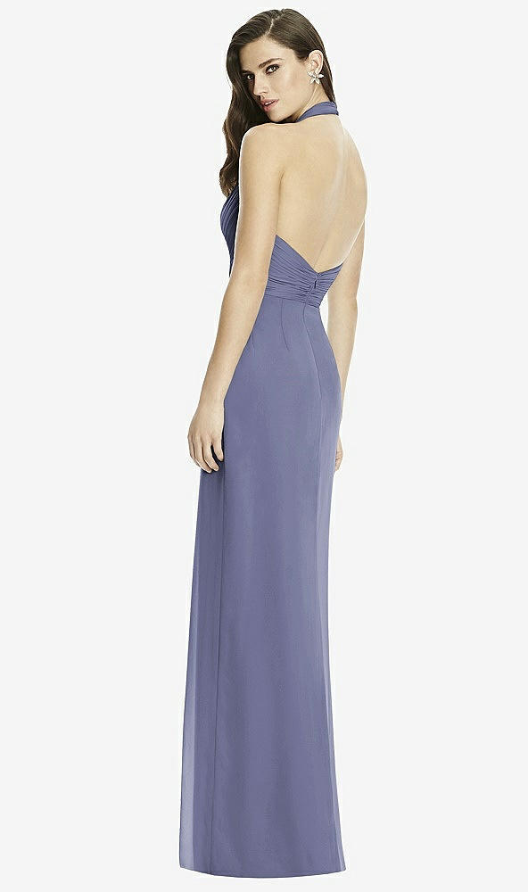 Back View - French Blue Dessy Bridesmaid Dress 2992