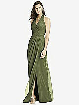 Front View Thumbnail - Olive Green Dessy Bridesmaid Dress 2992