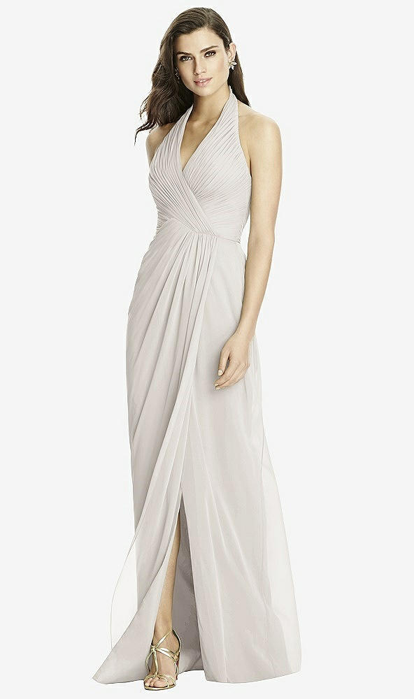 Front View - Oyster Dessy Bridesmaid Dress 2992