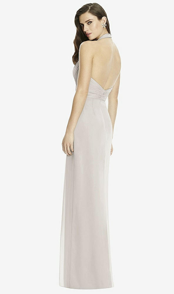 Back View - Oyster Dessy Bridesmaid Dress 2992