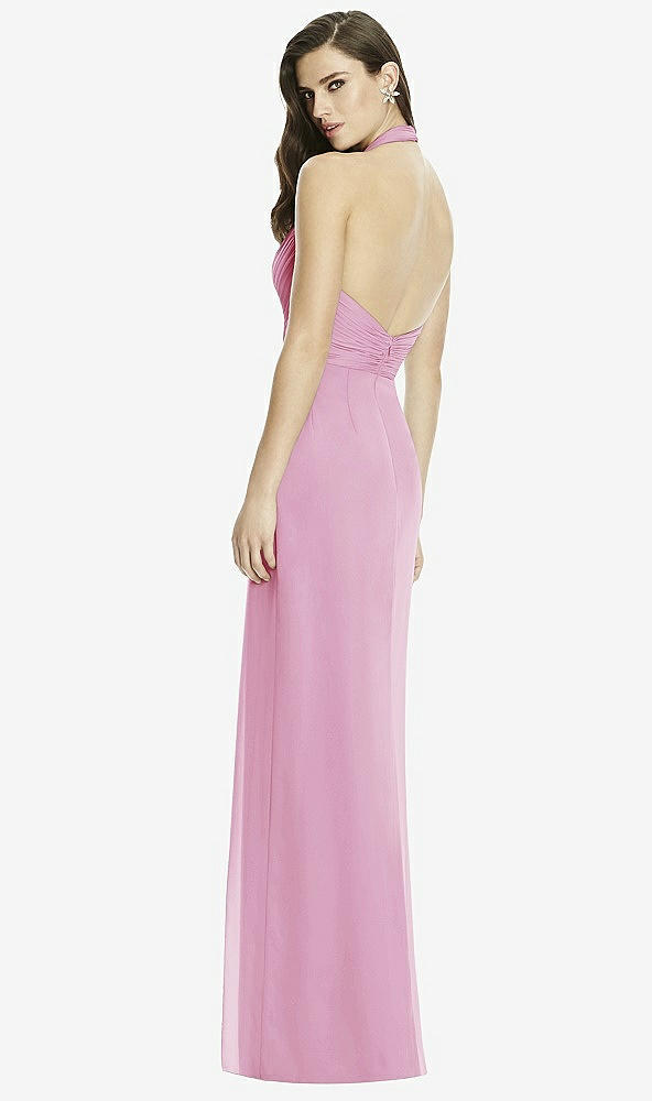 Back View - Powder Pink Dessy Bridesmaid Dress 2992