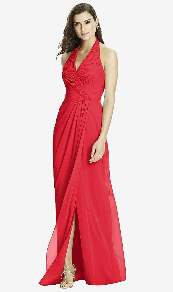 Front View - Parisian Red Dessy Bridesmaid Dress 2992