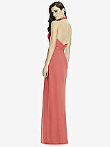 Rear View Thumbnail - Coral Pink Dessy Bridesmaid Dress 2992