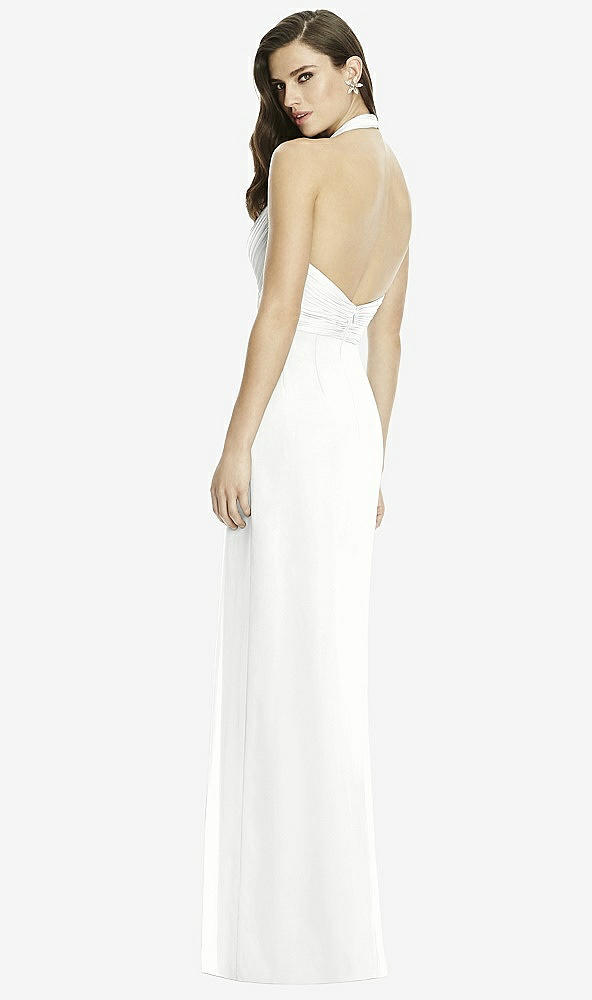 Back View - White Dessy Bridesmaid Dress 2992