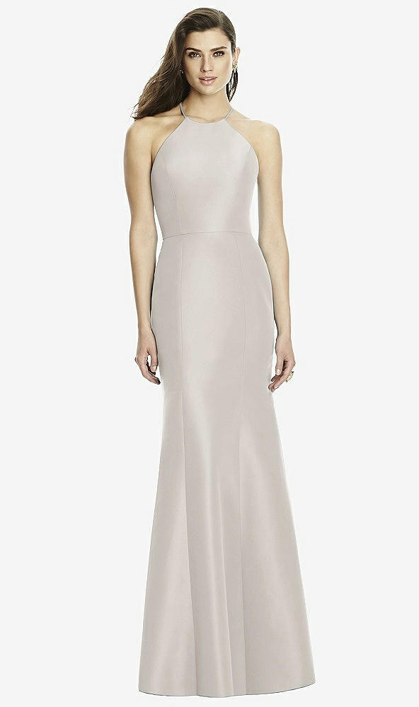 Front View - Oyster Dessy Bridesmaid Dress 2996