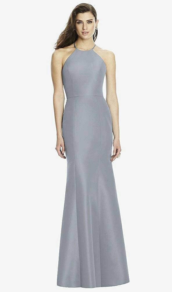 Front View - Platinum Dessy Bridesmaid Dress 2996
