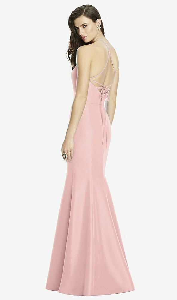 Back View - Rose - PANTONE Rose Quartz Dessy Bridesmaid Dress 2996